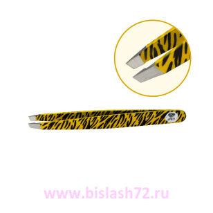 Пинцет для бровей цветной Safari (Leopard)