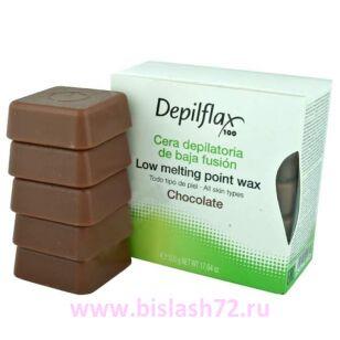 Воск горячий Depilflax 0.5кг (какао)