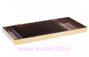 Коричневые ресницы Extreme Look Микс (Candy Brown) (С0.10 )