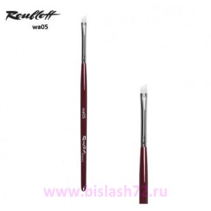 Кисть wa05 Roubloff скошенная для оформления бровей и подводки
