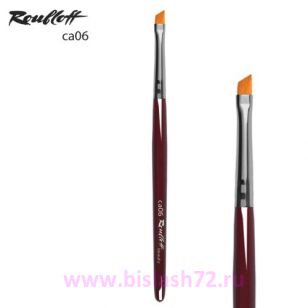Кисть ca06 Roubloff скошенная для бровей и подводки ресничного края