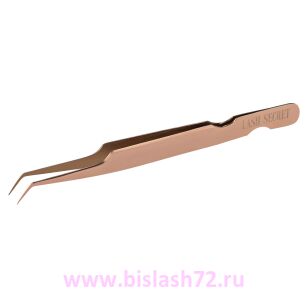 Пинцет Lash Secret мини L розовое шампанское