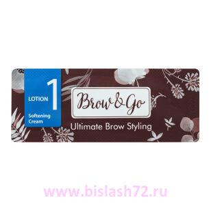 Состав для стайлинга бровей №1 Brow&Go Softening Cream, саше 1мл