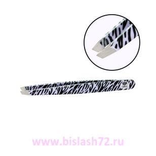 Пинцет для бровей цветной Safari (Snow leopard)