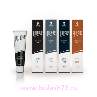 Краска для бровей и ресниц BRONSUN