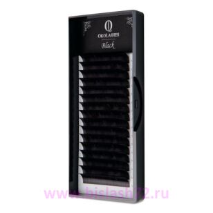 Ресницы OkoLashes BLACK (16 линий) D0.07 (8 мм)