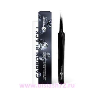 Пинцет Extreme Look Carbon Black прямой