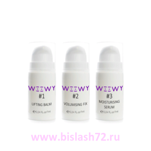 Набор для ламинирования WEEWY (Активная версия) Составы №1,№2,№3, 7мл