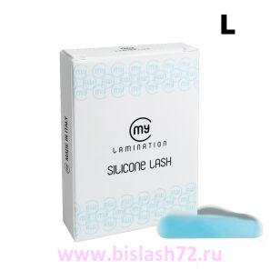 Силиконовые бигуди для завивки ресниц My Lamination Silicone Lash BLUE (размер L) 1 пара