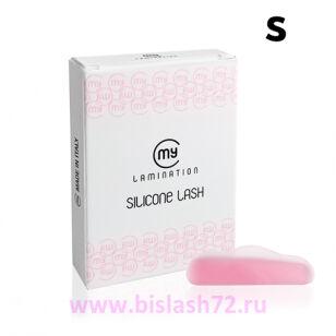 Силиконовые бигуди для завивки ресниц My Lamination Silicone Lash PINK (размер S) 1 пара