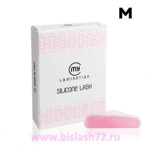 Силиконовые бигуди для завивки ресниц My Lamination Silicone Lash PINK (размер М) 1 пара