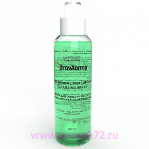 Спрей для очистки кистей с антибактериальным эффектом Brow Xenna, 150 мл