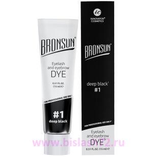 Краска для бровей и ресниц BRONSUN (№1 черный)