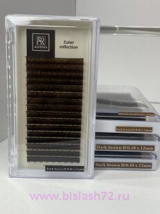 Набор ресниц Barbara (Dark Brown) D0.10 - 11,12,12,13мм (4шт)